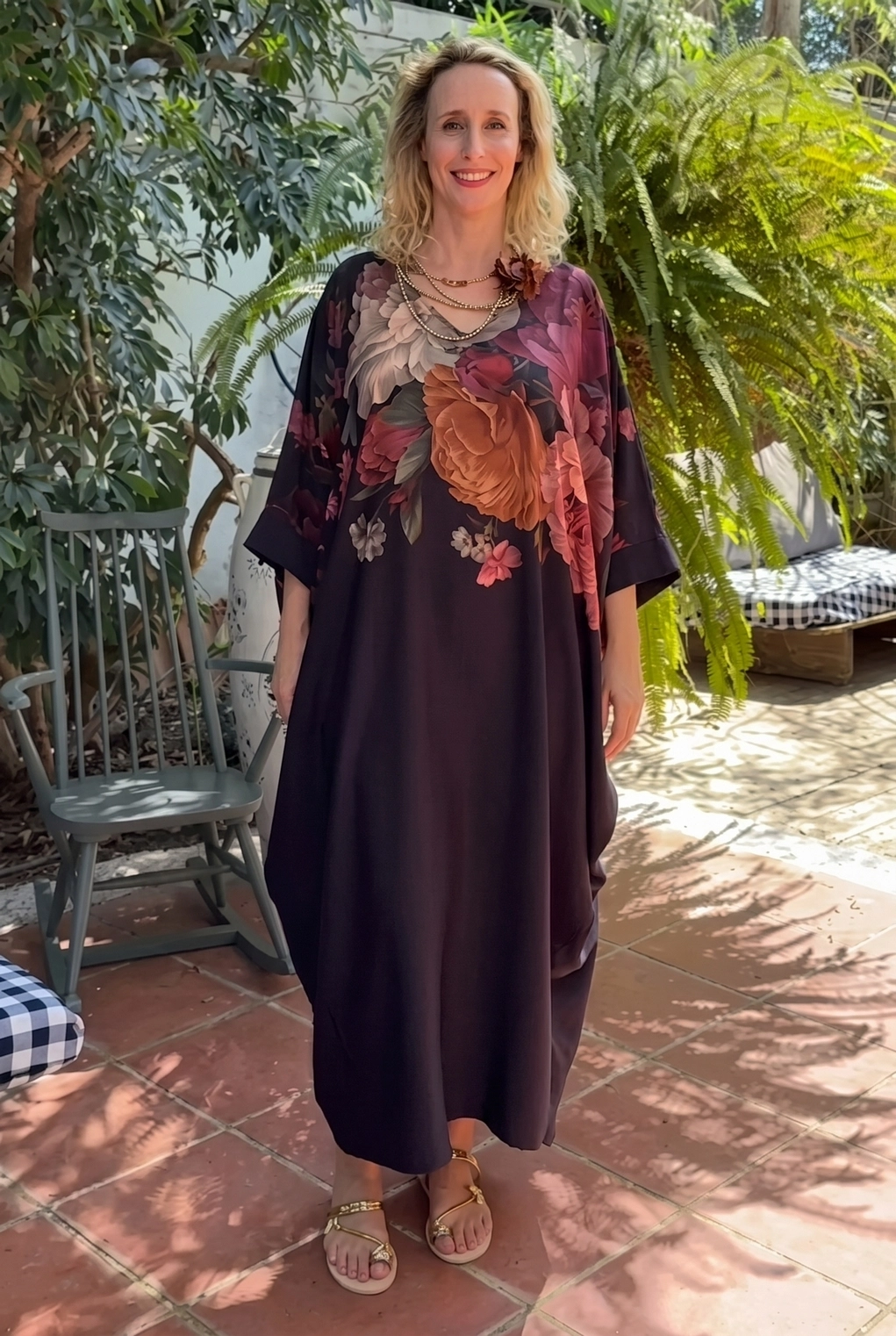 גלביה שמש חגיגי שחור